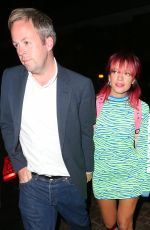 LILY ALLEN at Chiltern Firehouse in London