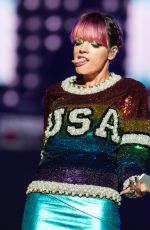 LILY ALLEN Performs at Miley Cyrus