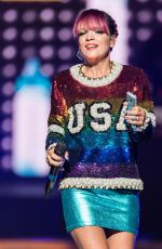 LILY ALLEN Performs at Miley Cyrus