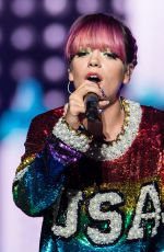 LILY ALLEN Performs at Miley Cyrus