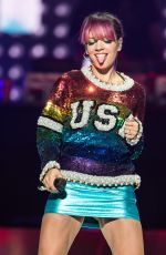 LILY ALLEN Performs at Miley Cyrus