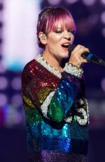 LILY ALLEN Performs at Miley Cyrus