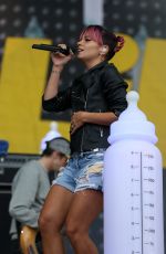 LILY ALLEN Performs at V Festival in Chelmsford