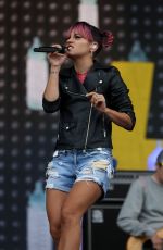LILY ALLEN Performs at V Festival in Chelmsford