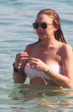 LINDSAY LOHAN in Bikini in Greece