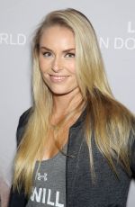 LINDSEY VONN at Under Armour I Will I Want Campaign Launch