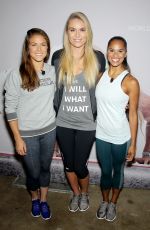 LINDSEY VONN at Under Armour I Will I Want Campaign Launch