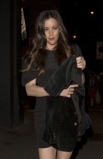 LIV TAYLOER Arrives at Shoreditch House in London