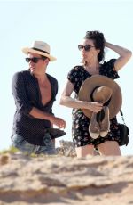 LIV TYLER and Dave Gardner Out in Formentera