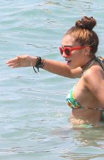 LOURDES LEON in Bikini at a Beach in Cannes