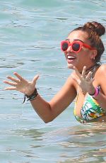 LOURDES LEON in Bikini at a Beach in Cannes