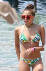 LOURDES LEON in Bikini at a Beach in Cannes