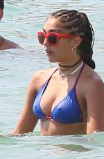 LOURDES LEON in Bikini on the Beach in Cannes 1208