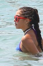 LOURDES LEON in Bikini on the Beach in Cannes 1208