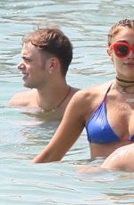 LOURDES LEON in Bikini on the Beach in Cannes 1208