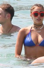 LOURDES LEON in Bikini on the Beach in Cannes 1208