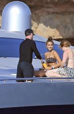 LOURDES LEON in Skirt Arrives at a Boat in Ibiza