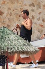 LOURDES LEON in Skirt Arrives at a Boat in Ibiza