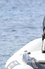 LOURDES LEON in Skirt Arrives at a Boat in Ibiza