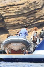 LOURDES LEON in Skirt Arrives at a Boat in Ibiza