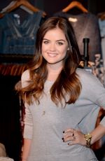 LUCY HALE at Her Collection Launch at Hollister Store in Los Angeles