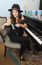 LUCY HALE at Nestle Crunch Girl Scout Candy Bars Promotion