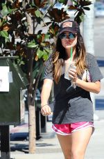 LUCY HALE in Shorts Out and About in Los Angeles