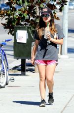 LUCY HALE in Shorts Out and About in Los Angeles