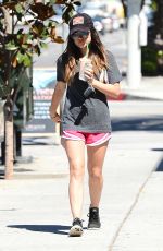 LUCY HALE in Shorts Out and About in Los Angeles