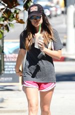 LUCY HALE in Shorts Out and About in Los Angeles