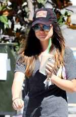 LUCY HALE in Shorts Out and About in Los Angeles