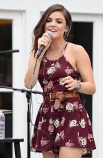LUCY HALE Performs at The Hollister House