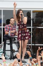 LUCY HALE Performs at The Hollister House