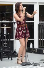 LUCY HALE Performs at The Hollister House