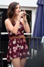 LUCY HALE Performs at The Hollister House