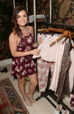 LUCY HALE Performs at The Hollister House