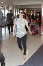 LUCY LIU Arrives at LAX Airport in Los Angeles