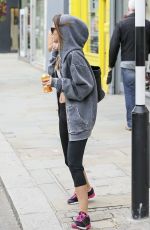 LUXY WATSON in Tank Top Out and About in Chelsea