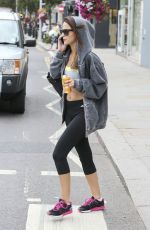 LUXY WATSON in Tank Top Out and About in Chelsea