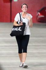 MANDY MOORE and MINKA KELLY Leaves Soulcycle in West Hollywood