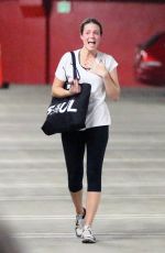 MANDY MOORE and MINKA KELLY Leaves Soulcycle in West Hollywood