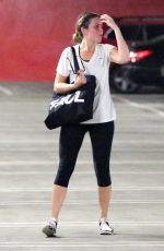 MANDY MOORE and MINKA KELLY Leaves Soulcycle in West Hollywood