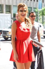 MARIA MENOUNOS Arrives at Siriusxm Studio in New York