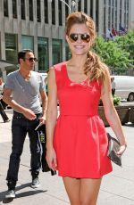 MARIA MENOUNOS Arrives at Siriusxm Studio in New York