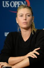 MARIA SHARAPOVA at 2014 US Open Press Conference in New York