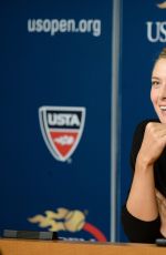 MARIA SHARAPOVA at 2014 US Open Press Conference in New York