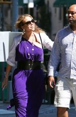 MARIAH CAREY Out and About in New York