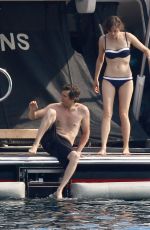 MARION COTILLARD in Bikina at a Yacht