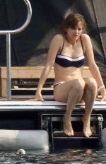 MARION COTILLARD in Bikina at a Yacht