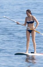MARION COTILLARD in Bikina at a Yacht